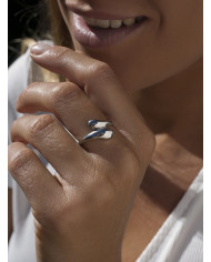 Anillo plata Rue