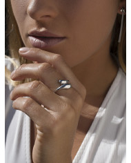 Anillo plata Rue