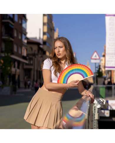 Abanico colores Arco Iris