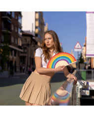 Abanico colores Arco Iris