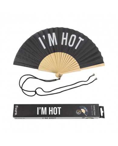 Abanico negro I'm Hot