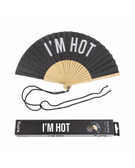 Abanico negro I'm Hot