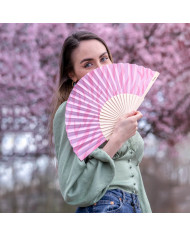 Abanico Tigre rosa