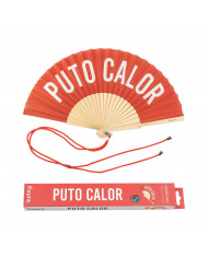 Abanico Puto Calor rojo