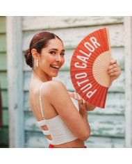 Abanico Puto Calor rojo