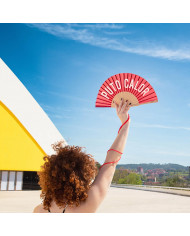 Abanico Puto Calor rojo