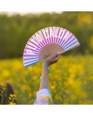 Abanico Puto calor degradado