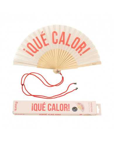 Abanico beige ¡Qué calor!