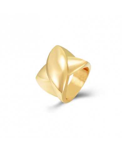 Anillo acero dorado Crue