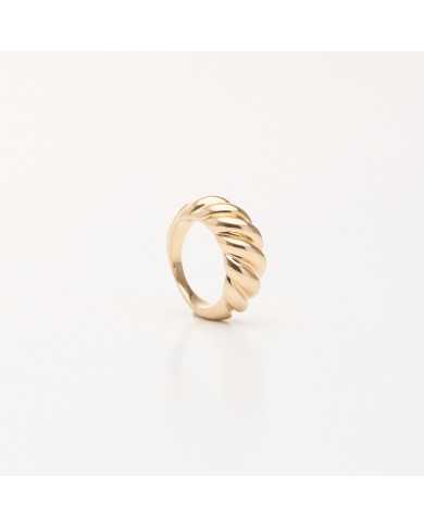 Anillo dorado de acero Lut