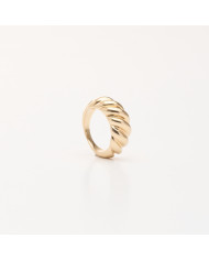 Anillo dorado de acero Lut