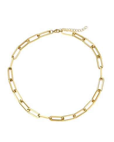 Collar aceroo dorado Fesla