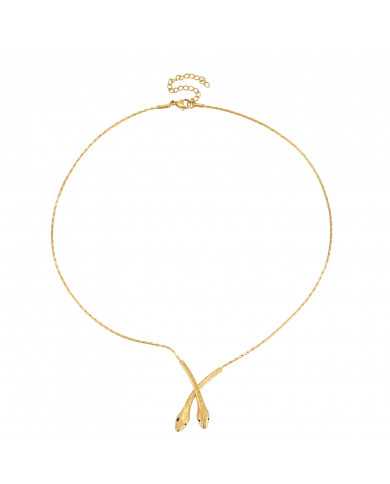 Collar acero dorado Sicilia