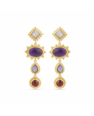 Pendientes Bronce Gold Space