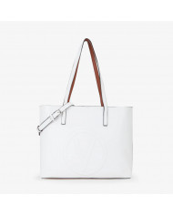 Bolso Sandra blanco y marrón (Valentino)