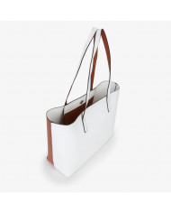 Bolso Sandra blanco y marrón (Valentino)