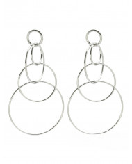 Pendientes Sheila plateados Pendientes Sheila plateados