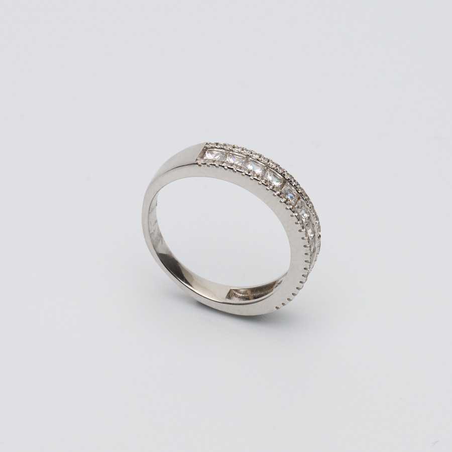 Anillo Plata medio criconitas Brilli