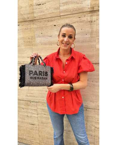 Bolso mini tote Forest negro (Rue Madam)