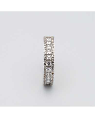 Anillo Plata medio criconitas Brilli