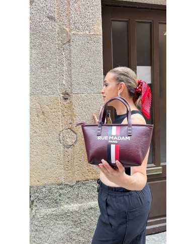 Bolso mini tote Annabel berenjena (Rue Madam)