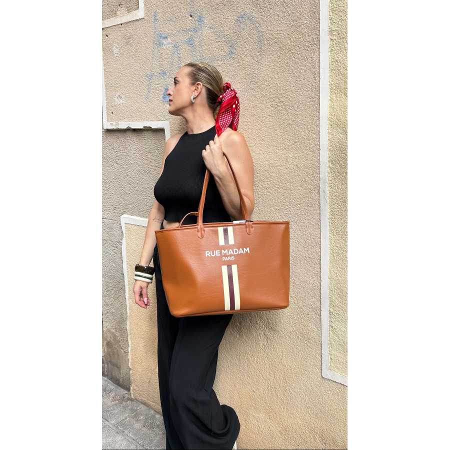 Bolso tote XL Annabel marrón (Rue Madam)