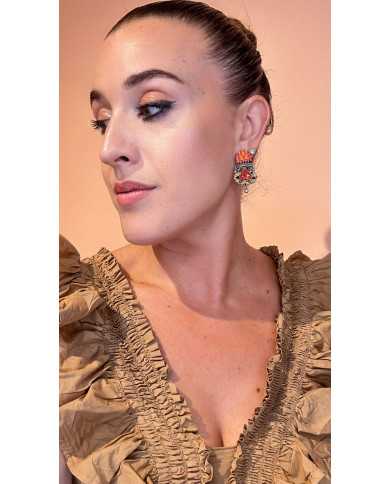 Pendientes Noa anaranjados y amarillos (Ayala Bar) Pendientes Noa anaranjados y amarillos (Ayala Bar)