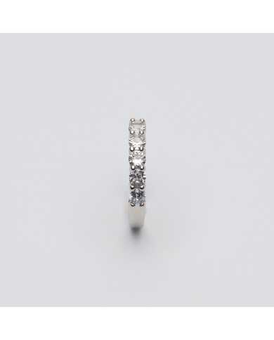 Anillo plata circonitas Bum