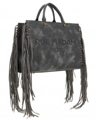 Bolso Rocker tote gris oscuro (Rue Madam)