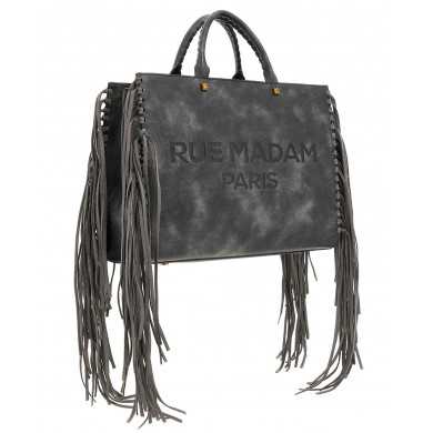 Bolso Rocker tote gris oscuro (Rue Madam)