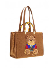 Bolso tote XL Marvin peluche marrón (Rue Madam)