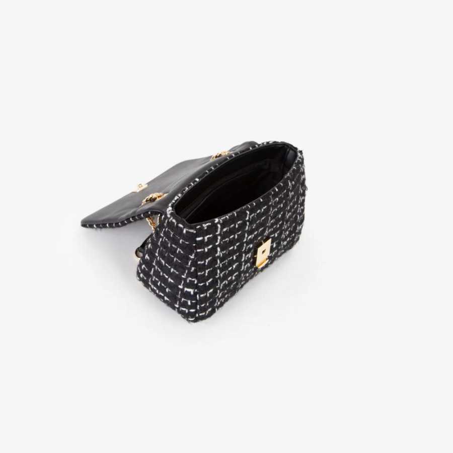 Bolso negro Tweed Valentino