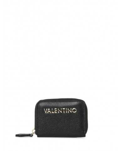 Monedero Bette mini negro dorado by Valentino