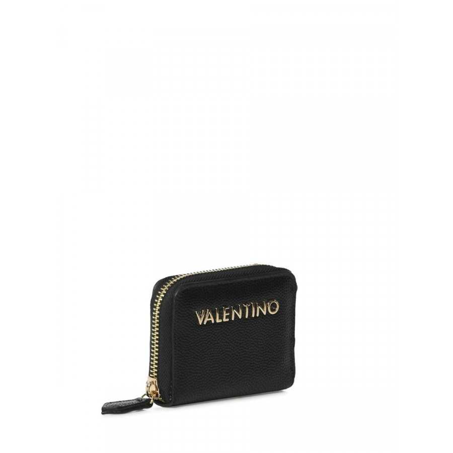 Monedero Bette mini negro dorado by Valentino