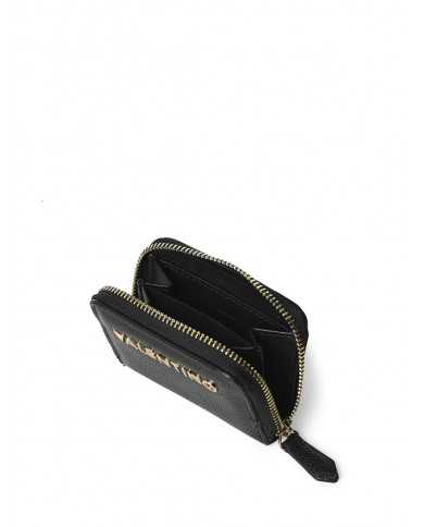Monedero Bette mini negro dorado by Valentino