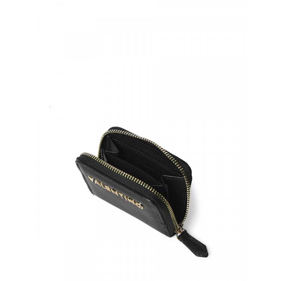 Monedero Bette mini negro dorado by Valentino