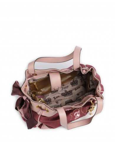 Bolso tote Alice burdeos/rosa by Juicy Couture