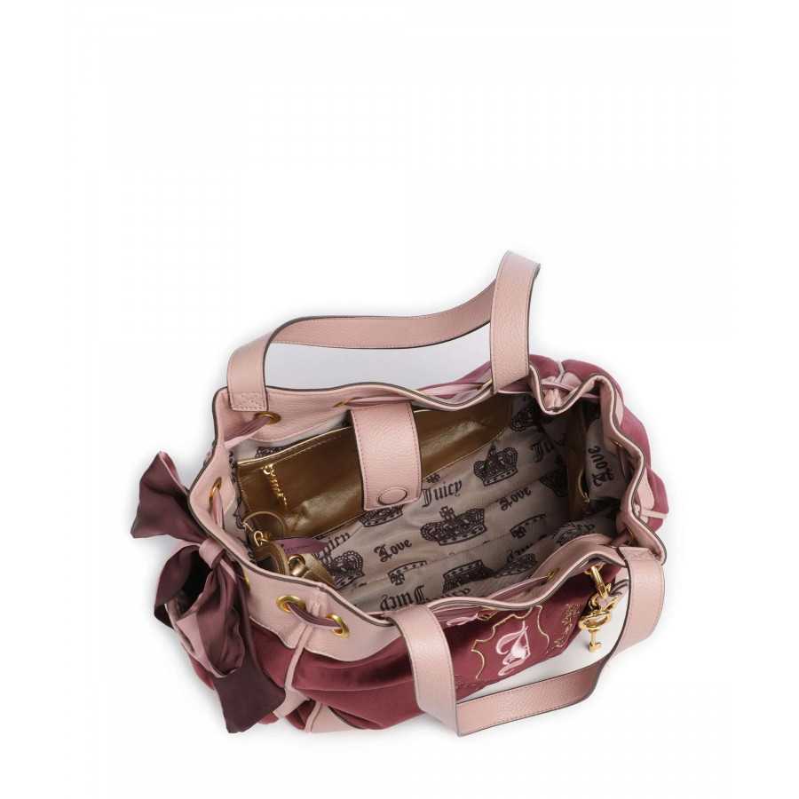 Bolso tote Alice burdeos/rosa by Juicy Couture