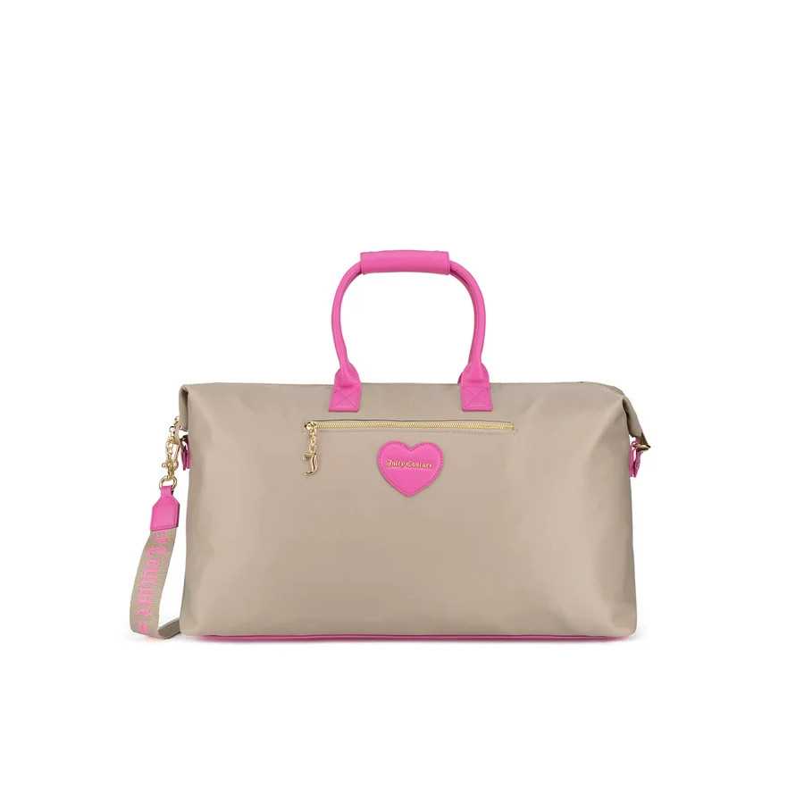 Bolsa Aurora fin de semana beige/rosa by Juicy Couture