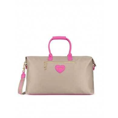 Bolsa Aurora fin de semana beige/rosa by Juicy Couture