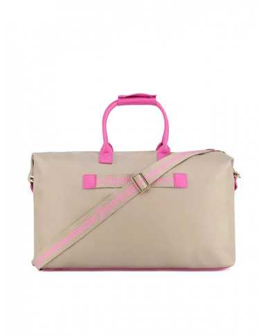 Bolsa Aurora fin de semana beige/rosa by Juicy Couture