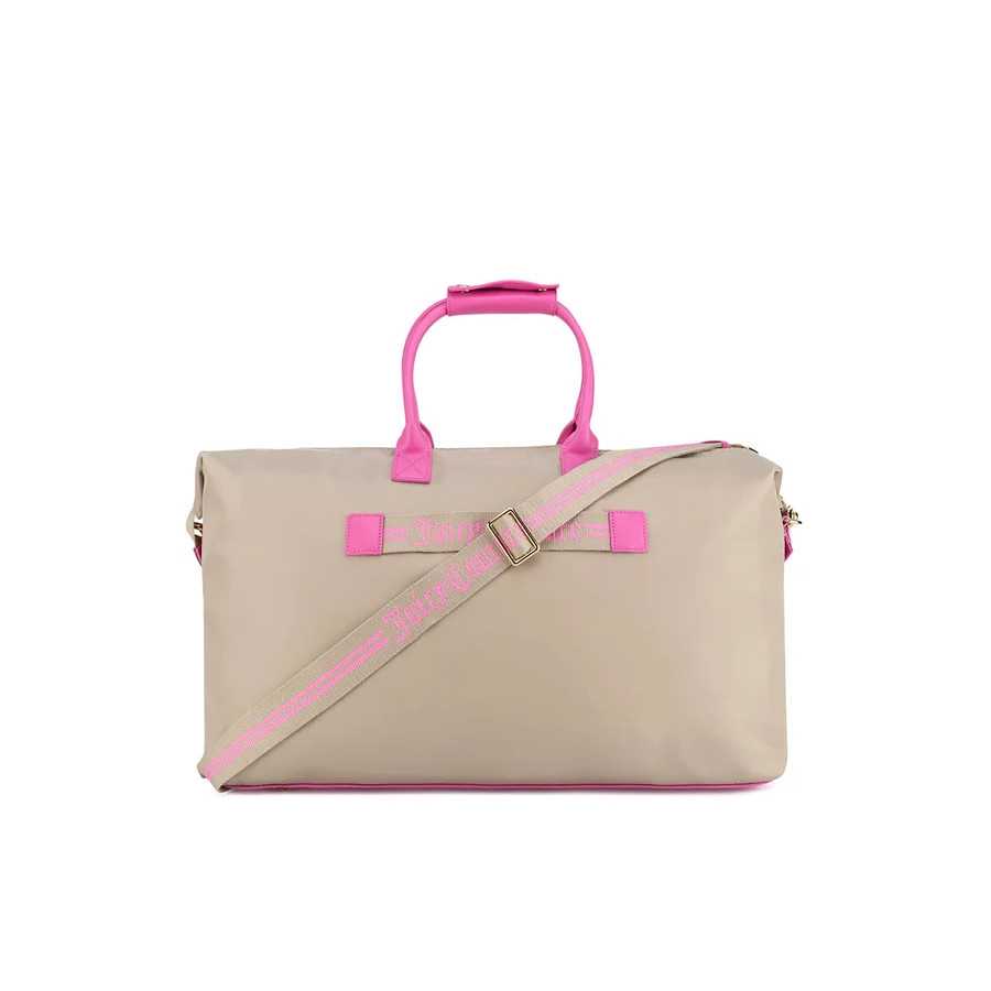 Bolsa Aurora fin de semana beige/rosa by Juicy Couture