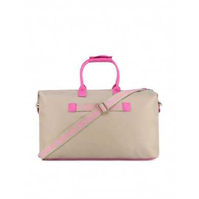 Bolsa Aurora fin de semana beige/rosa by Juicy Couture