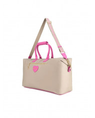 Bolsa Aurora fin de semana beige/rosa by Juicy Couture