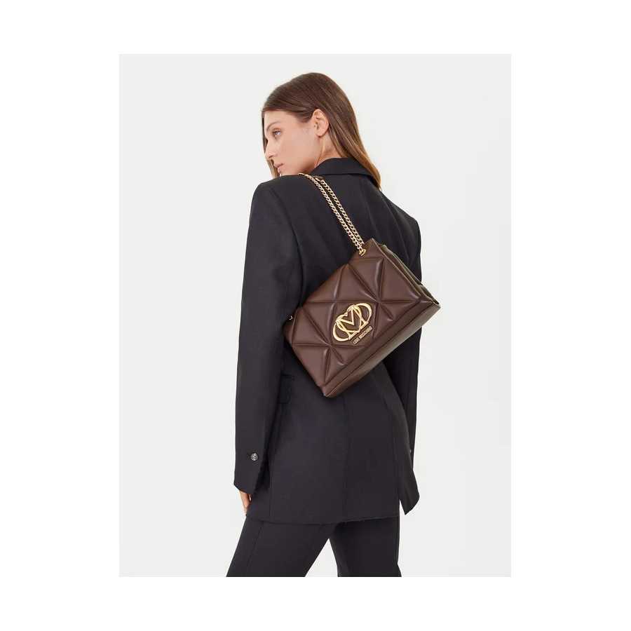 Bolso mediano Emma chocolate by Love Moschino