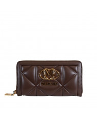 Billetero XL marrón chocolate Emma by Love Moschino