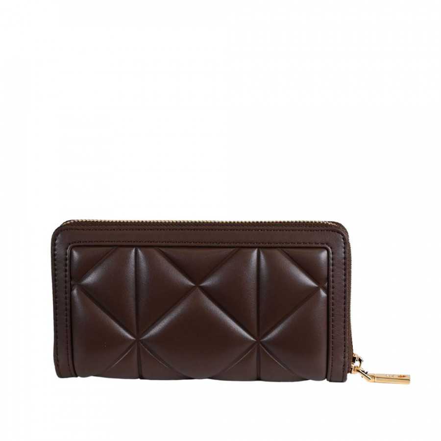 Billetero XL marrón chocolate Emma by Love Moschino