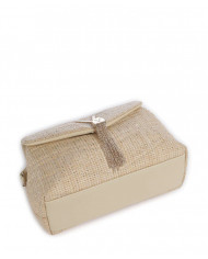 Bolso Rai beige brillante by Valentino