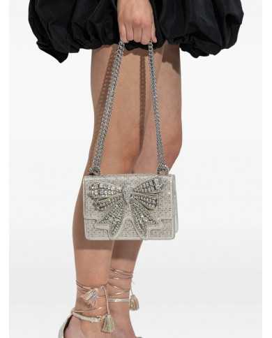 Bolso mini bag Shoreditch plata by Kurt Geiger