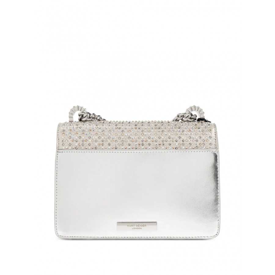 Bolso mini bag Shoreditch plata by Kurt Geiger Bolso mini bag Shoreditch plata by Kurt Geiger